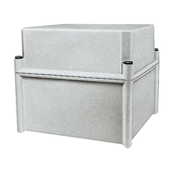 Thalassa pls - boite opaque polycarbonate 27x27x23 ral 7035