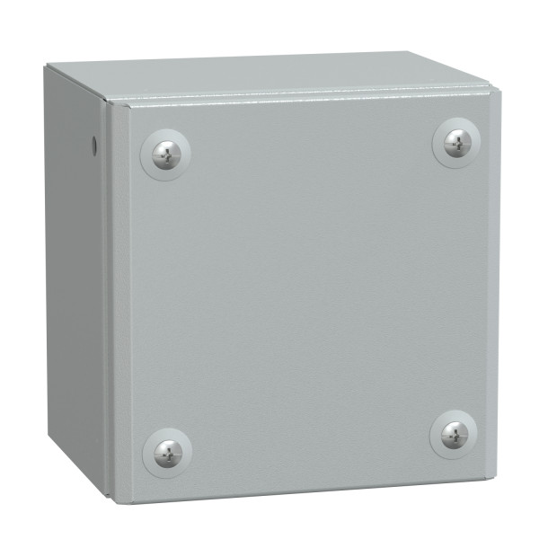 Boite acier SBM 150x150x120, couvercle plein