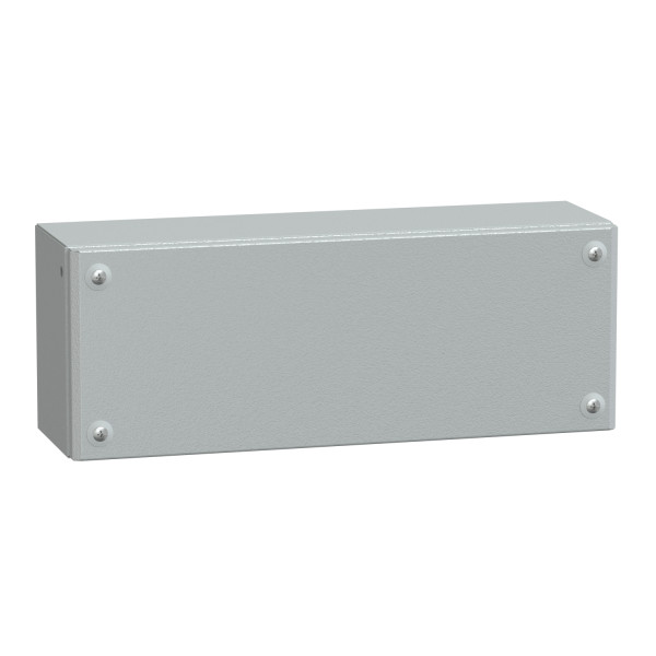 Boite acier SBM 150x400x120, couvercle plein