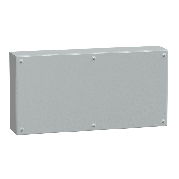 Boite acier SBM 300x600x120, couvercle plein