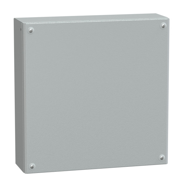Boite acier SBM 400x400x120, couvercle plein