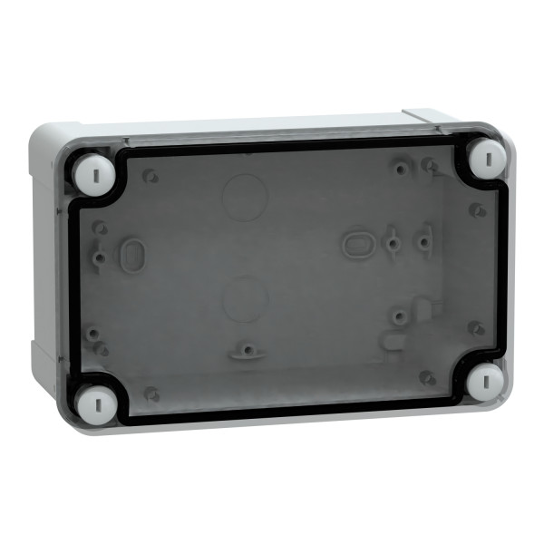 boite industrielle transparente 192x121x87 ABS