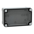 boite industrielle transparente 192x121x87 ABS