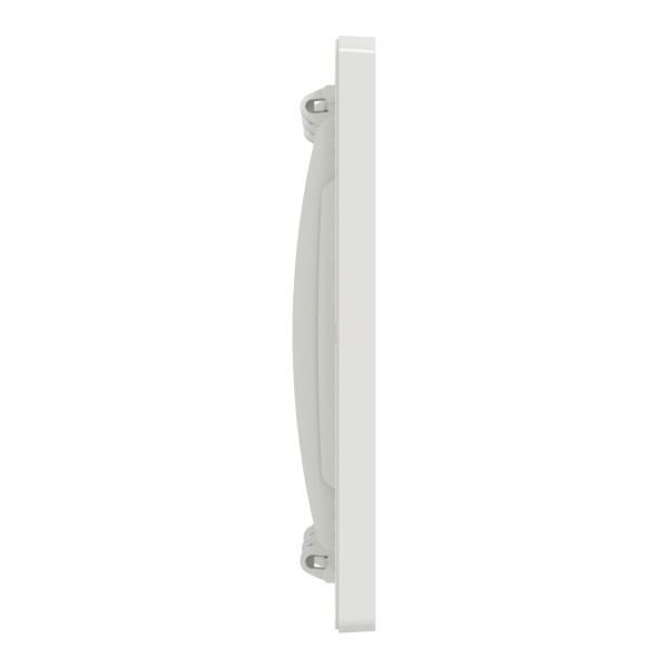 Schneider unica2 - support + plaque boîte concentration - 3 col de 2 mod - blanc
