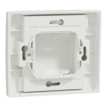 Schneider unica2 - plaque de finition ip44 - blanc - 1 poste