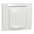 Schneider unica2 - plaque de finition ip44 - blanc - 1 poste