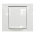 Schneider unica2 - plaque de finition ip44 - blanc - 1 poste