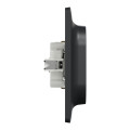 Schneider unica2 - prise double 2p+t pour boîte 1p - de - vis - anthracite - méca + plaque