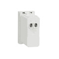 Unica - prise chargeur USB double - 15W - type A+C - 1 mod - blanc - méca seul