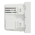 Double Chargeur USB Type A et C Blanc Unica Schneider Electric - 5 V cc - 2,4 A - 2 Modules - Mécanisme Seul