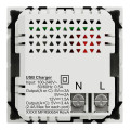 Unica - prise chargeur usb double - rapide 18w - 3,4a type a+c - 2 mod - blanc