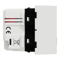 Unica - prise chargeur usb double - rapide 18w - 3,4a type a+c - 2 mod - blanc
