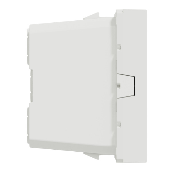 Unica - prise standard italien - 16a - 2p+t - 1 mod - blanc - méca seul