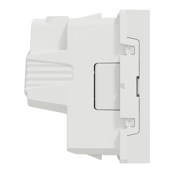 Schneider unica2 - prise 2p+t - fr - 90° - vis - blanc - méca seul