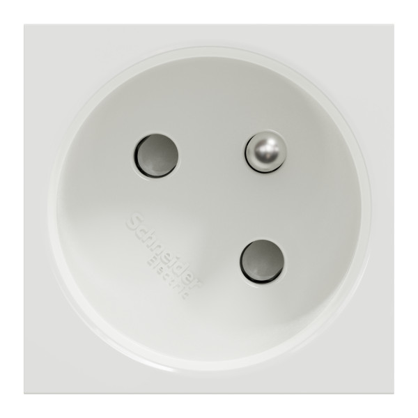 Schneider unica2 - prise 2p+t - fr - 45° - goulotte - raccord rapide - blanc - méca seul