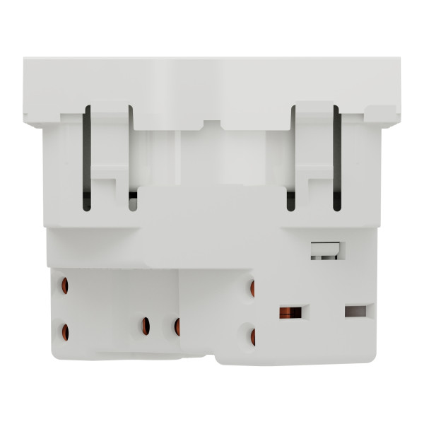 Schneider unica2 - prise 2p+t - fr - 45° - raccord rapide travers - blanc antim - méca seul