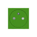 Schneider unica2 - prise 2p+t - fr - 90° - affleurant - raccord rapide - vert - méca seul