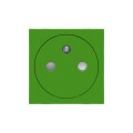 Schneider unica2 - prise 2p+t - fr - 90° - affleurant - raccord rapide - vert - méca seul