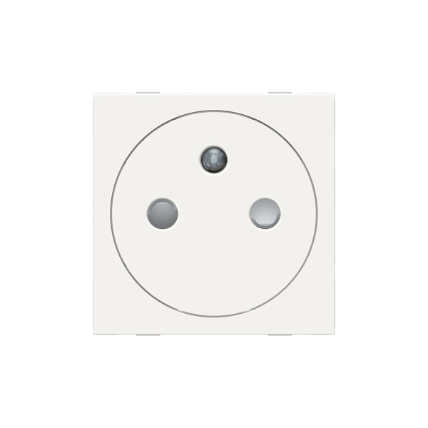 Schneider unica2 - prise 2p+t - fr - 90° - goul - affleur - connex rap - blanc - méca seul