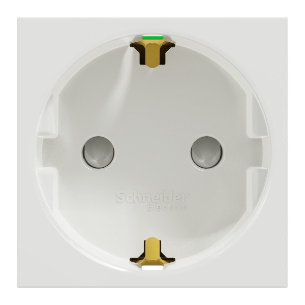 Schneider unica2 - prise 2p+t - de - connexion rapide - blanc - méca seul