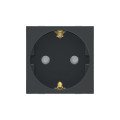 Schneider unica2 - prise 2p+t - de - connexion rapide - anthracite - méca seul