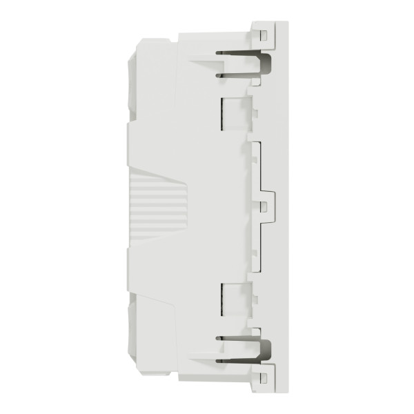 Schneider unica2 - prise double 2p+t - fr - 45° - goul - connex rapide - blanc - méca seul