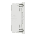 Schneider unica2 - prise double 2p+t - fr - 45° - goul - connex rapide - blanc - méca seul