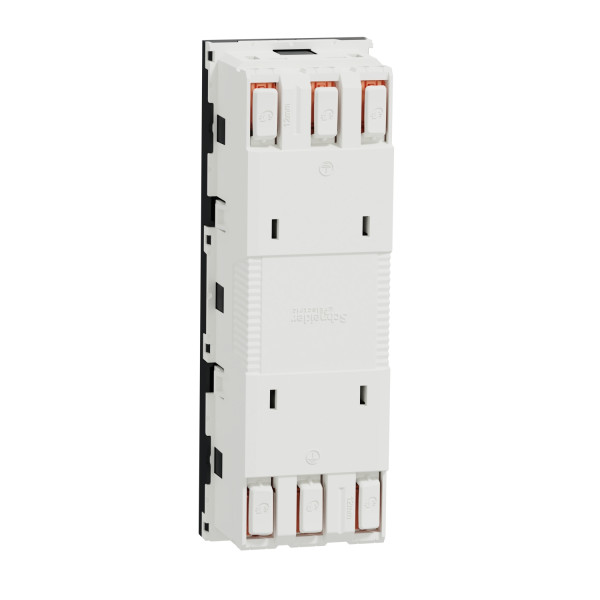 Schneider unica2 - prise triple 2p+t - fr - 45° - anthracite - méca seul
