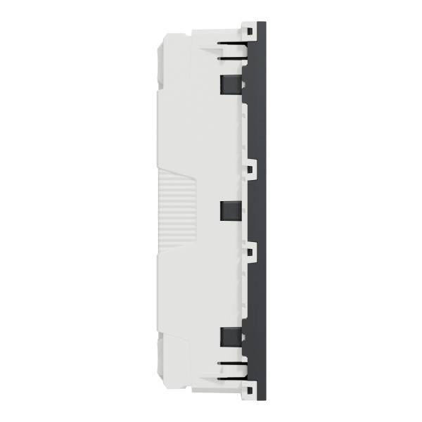 Schneider unica2 - prise triple 2p+t - fr - 45° - anthracite - méca seul