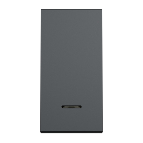 Schneider unica2 - va-et-vient lum témoin - 10a - connex rapide - 1 mod - anthr - méca seul