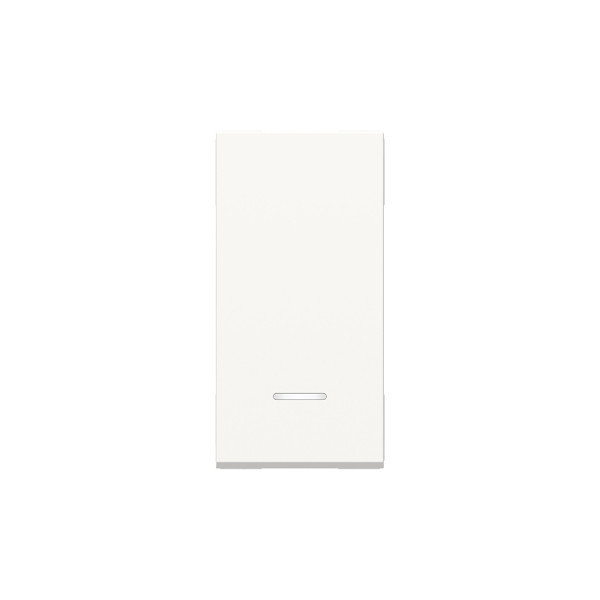 Schneider unica2 - poussoir lumineux (localisation) - 10a - 1 mod - blanc - méca seul