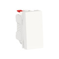 Schneider unica2 - bouton-poussoir no - 10a - connex rapid - 1 mod - blanc anti - méca seul