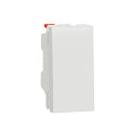 Schneider unica2 - bouton-poussoir no - 10a - connex rapid - 1 mod - blanc anti - méca seul