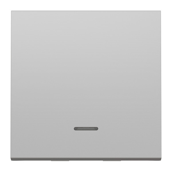Va-et-Vient Aluminium avec Témoin Lumineux 10 A Unica Schneider – Connexion Rapide – 2 Modules – Mécanisme Seul