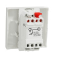 Bouton-Poussoir Blanc NO 10 A Connexion Rapide 2 Modules Unica Schneider – Mécanisme Seul