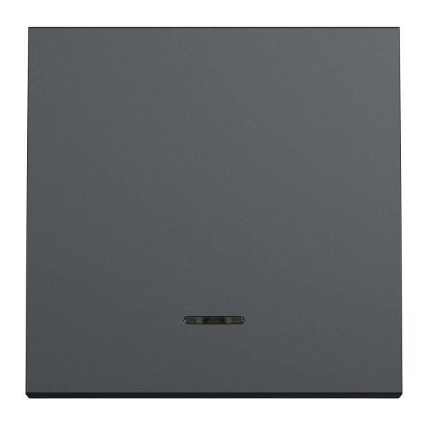 Schneider unica2 - poussoir lumineux (localisation) - 10a - 2 mod - anthracite - méca seul