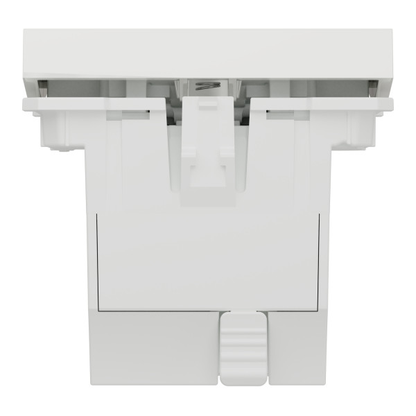 Schneider unica2 - cde volet-roulant - double poussoir - 2 mod - blanc - méca seul