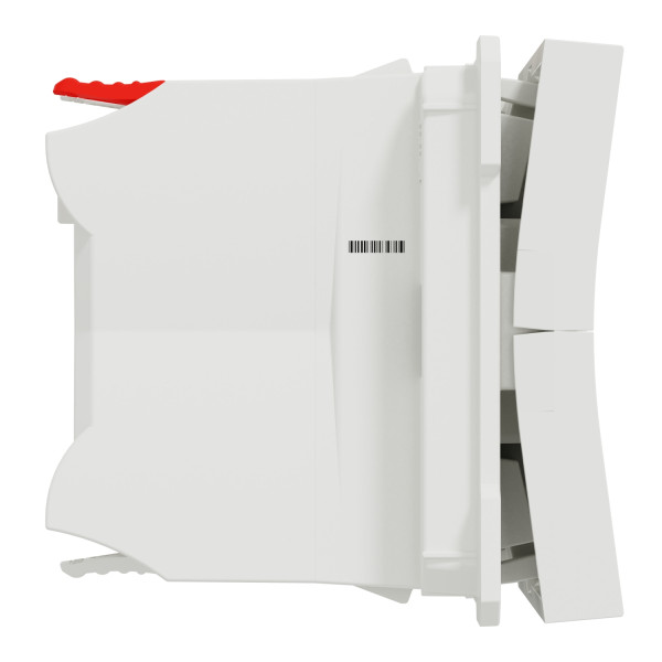 Interrupteur de Volet-Roulant Blanc 3 touches 6 A Unica Schneider – 2 Modules – Mécanisme Seul