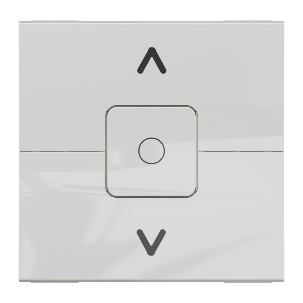 Schneider unica2 - inter volet-roulant - 3 touches - 6a - 2 mod - blanc anti - méca seul
