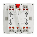 Double Va-et-Vient Blanc 10 A Connexion Rapide 2 Modules Unica Schneider – Mécanisme Seul