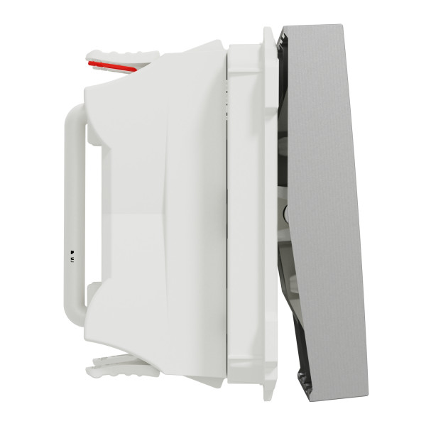 Schneider unica2 - commande vmc - on/off + 2 vitesses - 10a - 2 mod - alu - mécanisme seul