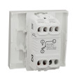 Schneider unica2 - bouton-poussoir no/nf - 10a - connex rapide - 2 mod - blanc - méca seul