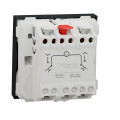 Schneider unica2 - cde volet-roulant - double poussoir + stop - 2 mod - anthra - méca seul