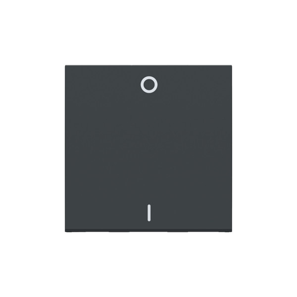 Unica - interrupteur bipolaire - 16a - 2 mod - anthracite - méca seul