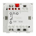 Schneider unica2 - commande à carte no/nf - 10a - 2 modules - blanc - mécanisme seul