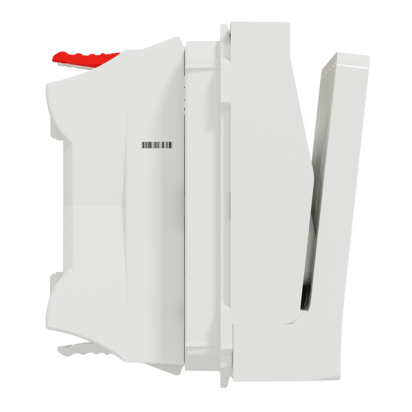 Schneider unica2 - commande à carte no/nf - 10a - 2 modules - blanc - mécanisme seul