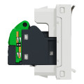 Schneider unica2 - prise rj45 simple - cat 6 stp - 1 mod - blanc - méca seul