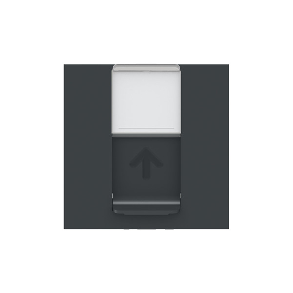 Schneider unica2 - prise rj45 simple - cat 6 stp - 2 mod - anthracite - méca seul