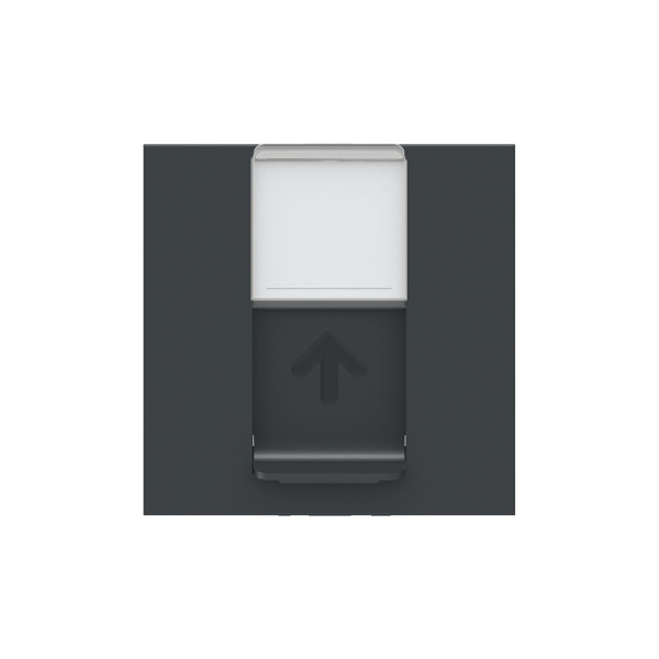 Schneider unica2 - prise rj45 simple - cat 6 ftp - 2 mod - anthracite - méca seul