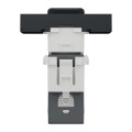Schneider unica2 - prise rj45 simple - cat 6 ftp - 2 mod - anthracite - méca seul